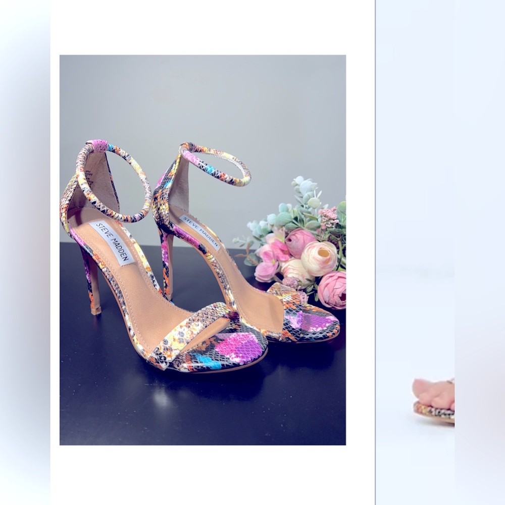 Steve Madden Soph multi snake heeled sandals